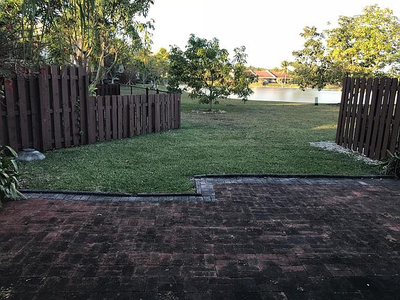 Lake view from patio