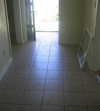 Hallway to side door