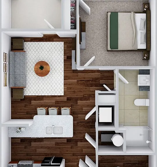 Botticelli 1A-P | 1 bed / 1 bath Botticelli 1A-P | 1 bed / 1 bath