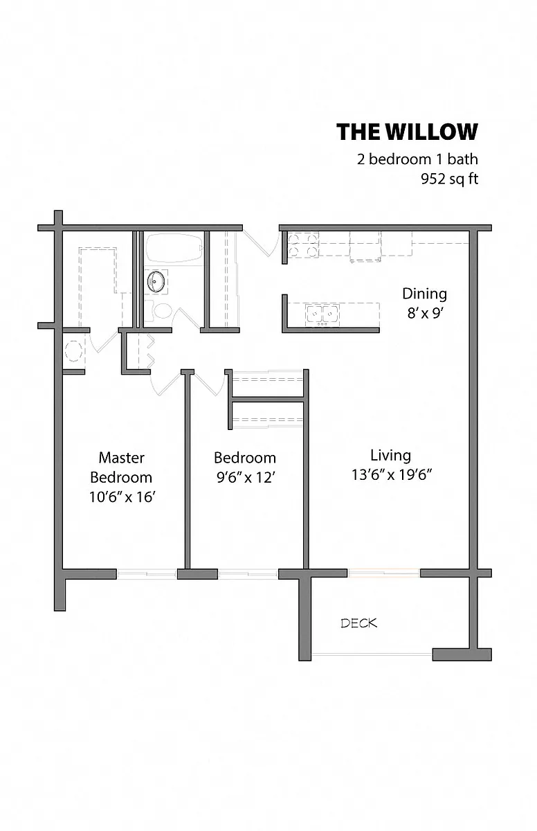 Floor plan The Willow