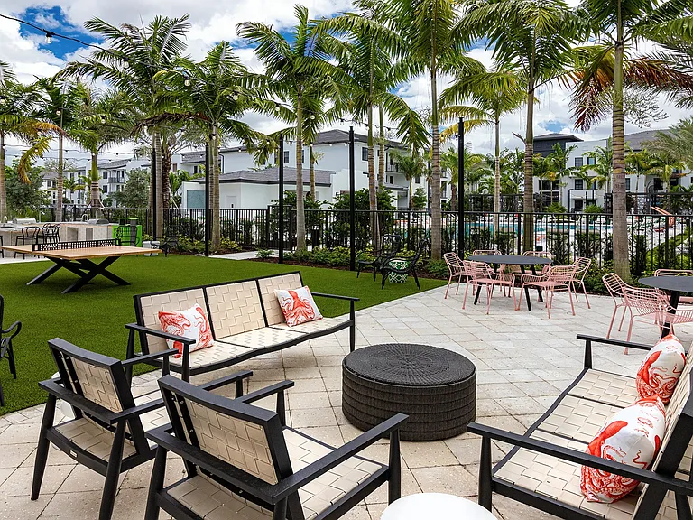 Unwind after a long day at your outdoor lounge