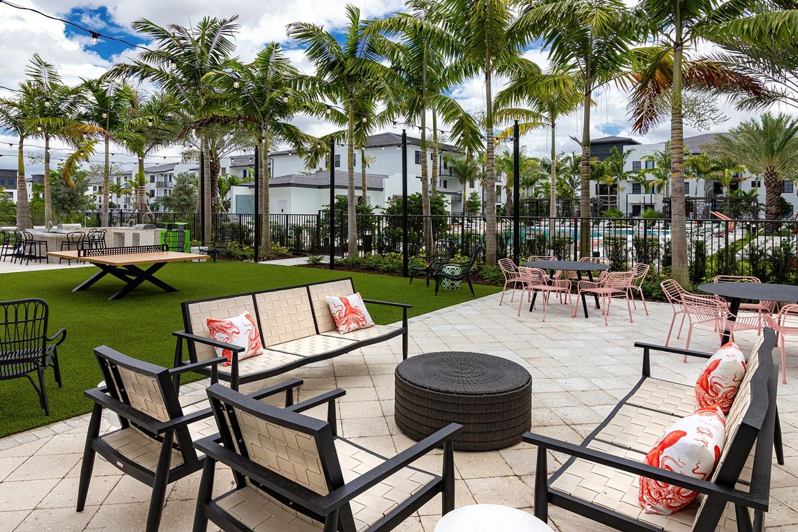 Unwind after a long day at your outdoor lounge