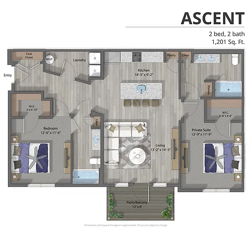 Floor plan Ascent