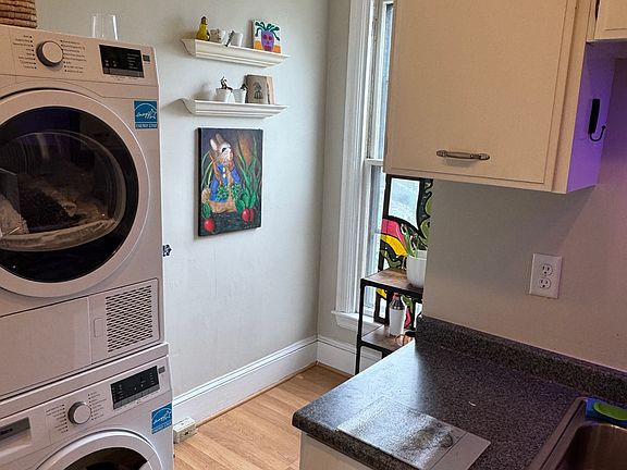Laundry in kitchen