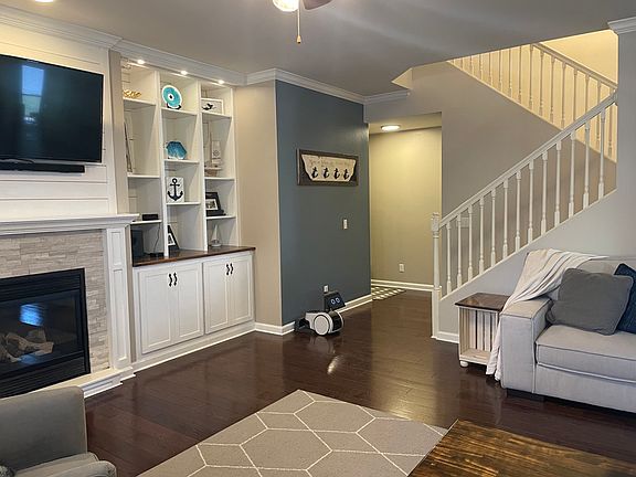 Garage entrance through mud room - stairs up to 2nd level and down to finished basement