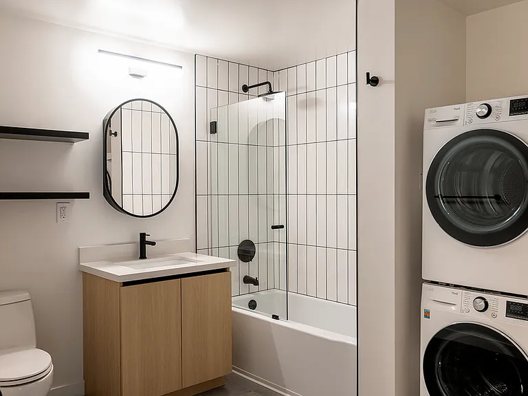 Penthouse Bathroom with Ensuite Washer/Dryer