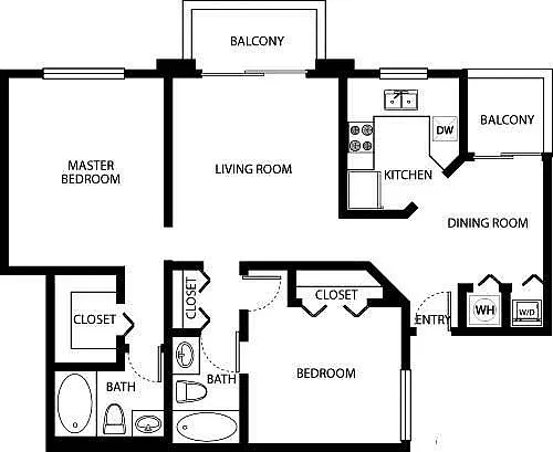 Floor plan Martinique