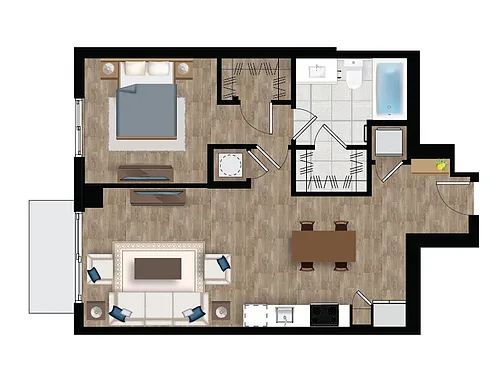 Floor plan Penthouse 6
