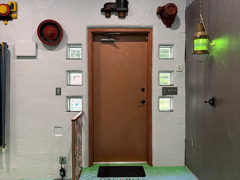 Main door interior view.