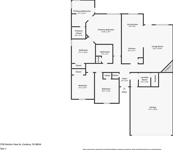 3 bed, 2.0 bath, 1588 sqft, $1,845 — Photo 2