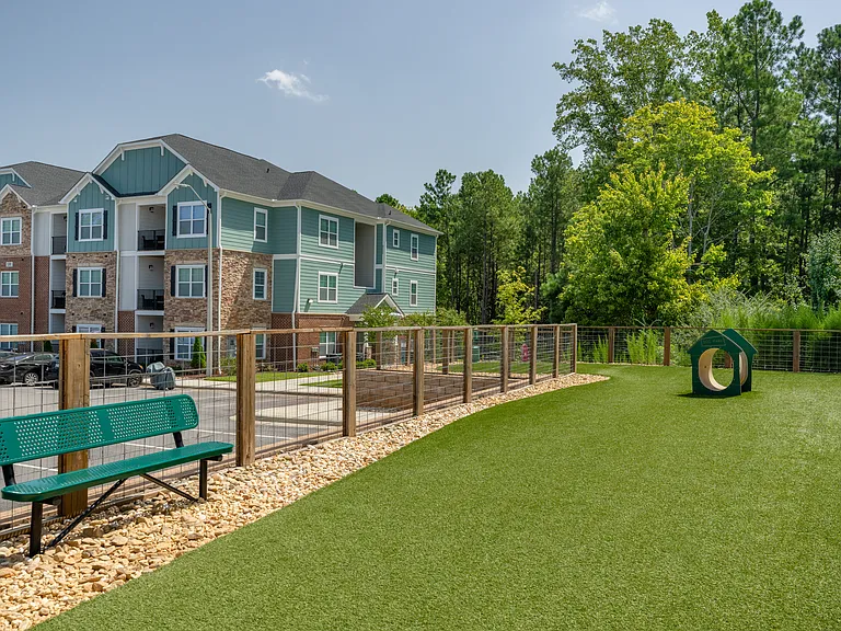 Let your pup run free in our spacious dog park