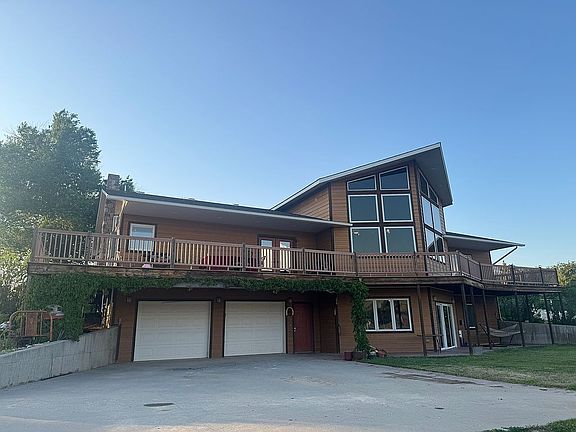 Two car garage below house