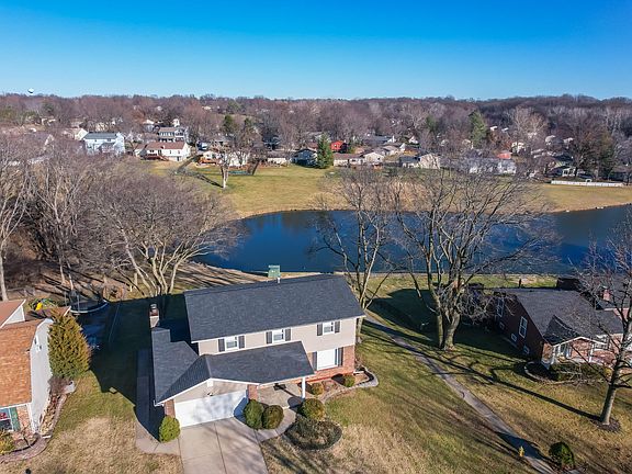 Arial view features common ground & fishing lake