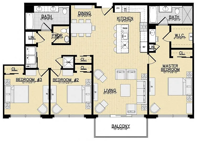 Floor plan D1