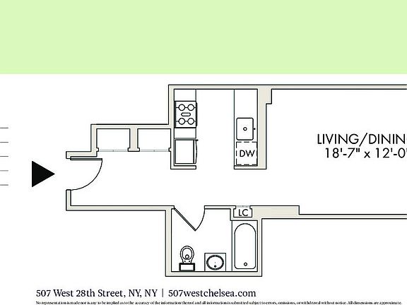2nd image of 507 W 28th St APT 7G