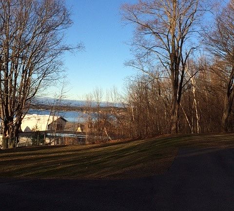 Large yard w/Lake views