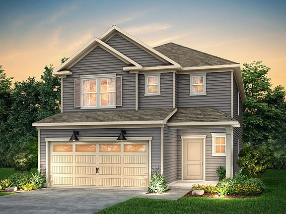 Murray Exterior LC2A features siding, covered front porch and 2 car garage