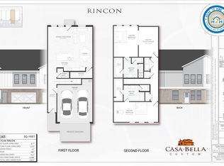 Rincon Plan, Crescent Heights Luxury Townhomes, Garland, TX 75043