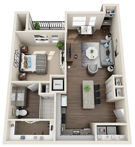Floor plan The Rainey