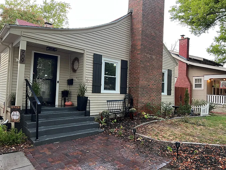 Welcoming porch