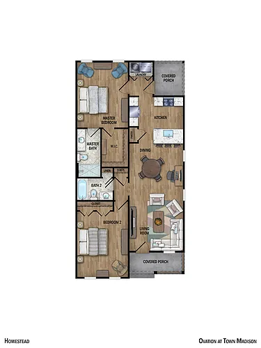 Floor plan Homestead