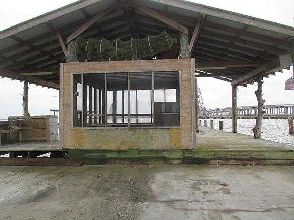 parts of dock on property