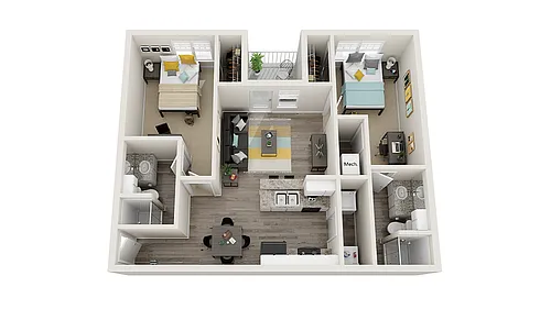 Floor plan The Redbird Standard