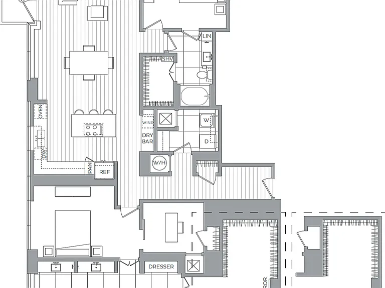 W / 2 Bedroom / 2 Bath / Study W / 2 Bedroom / 2 Bath / Study