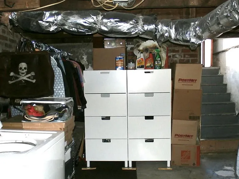 Ample storage in basement. New washer / dryer