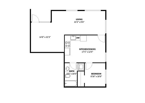 Floor plan LiveWork