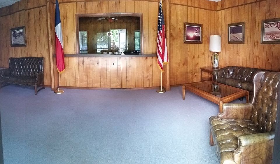 Waiting area of office space for rent