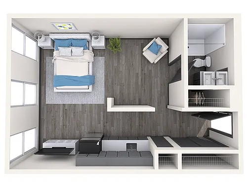 Floor plan Mission