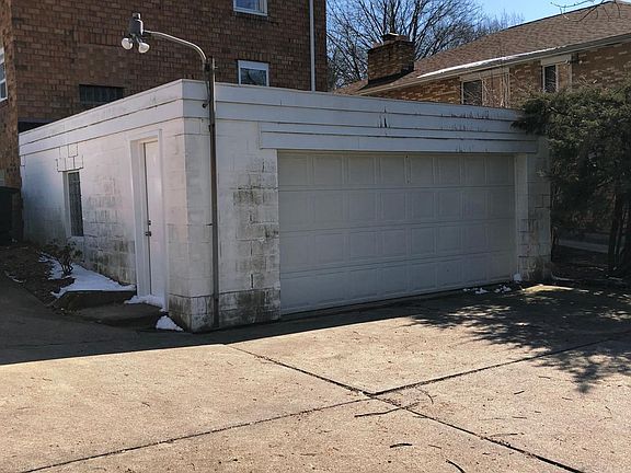 Attached two-car garage