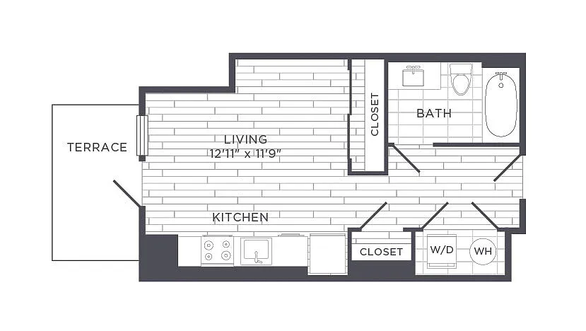Floor plan Studio