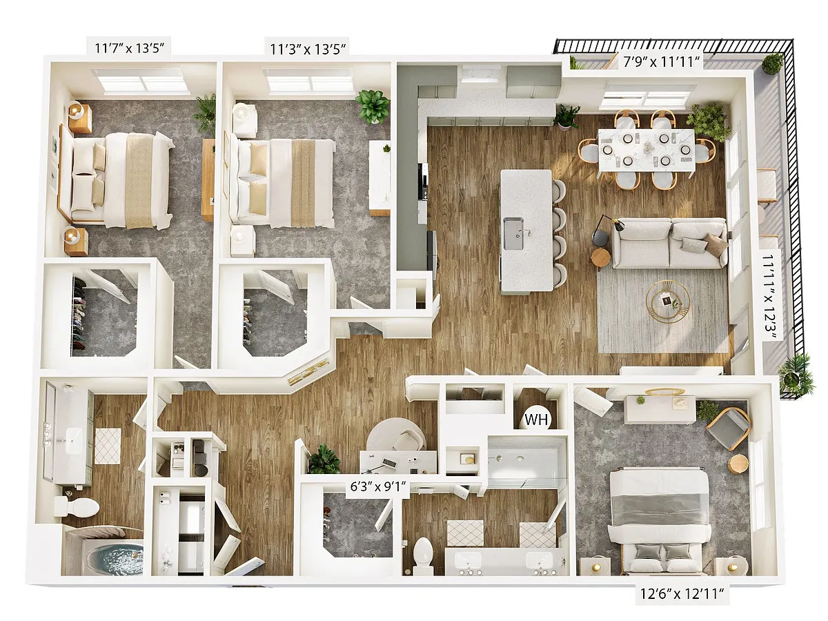 Floor plan C1