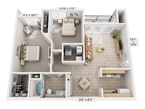 Floor plan The CoCo Plum