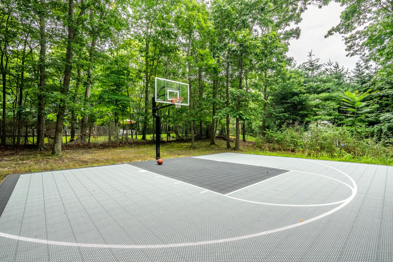 Basketball Court on Property