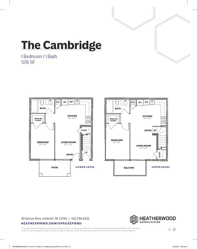Floor plan The Cambridge Upgrade