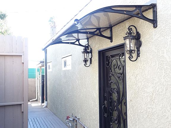 Front Iron & Glass Door