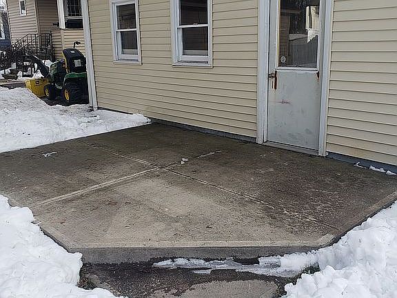 10x14 concrete patio