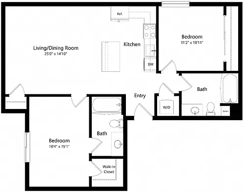 Floor plan B17D