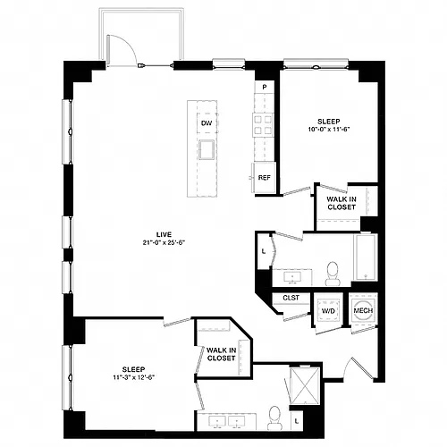Floor plan MC10