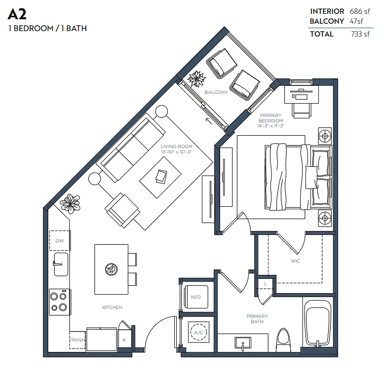 Floor plan A2