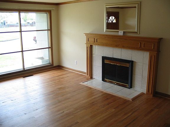 Refinished hardwood floors throughout