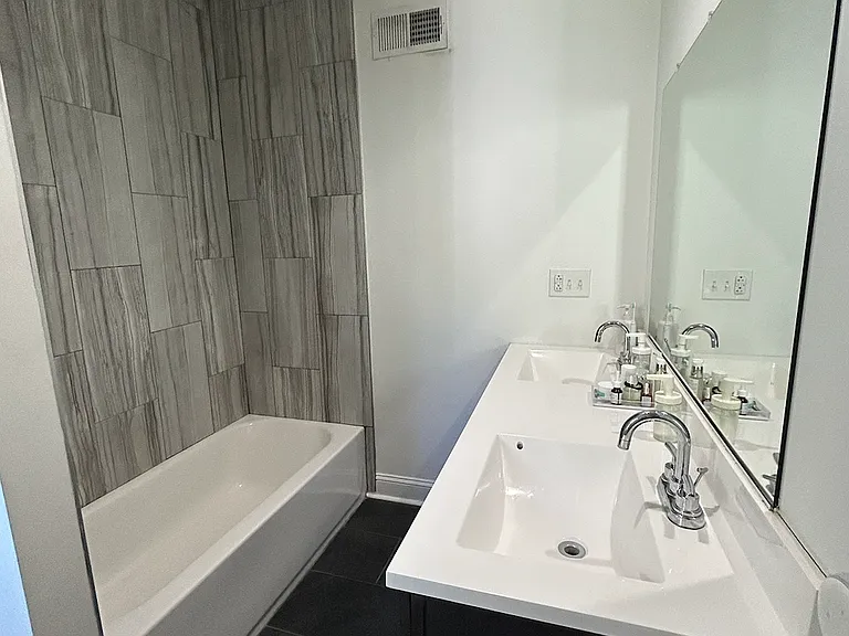 Double vanity + shower / tub (in addition to standup shower)