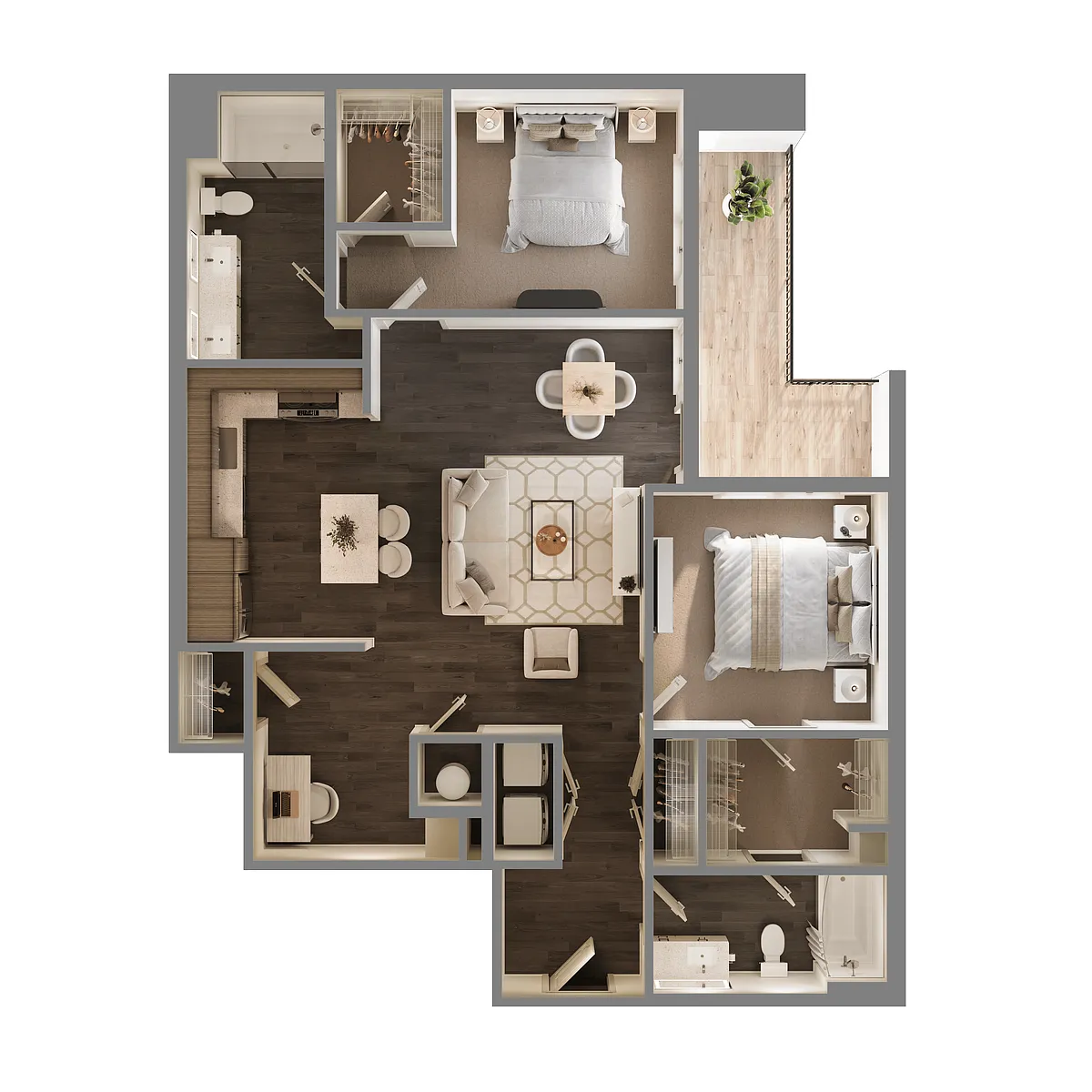 Floor plan B6D