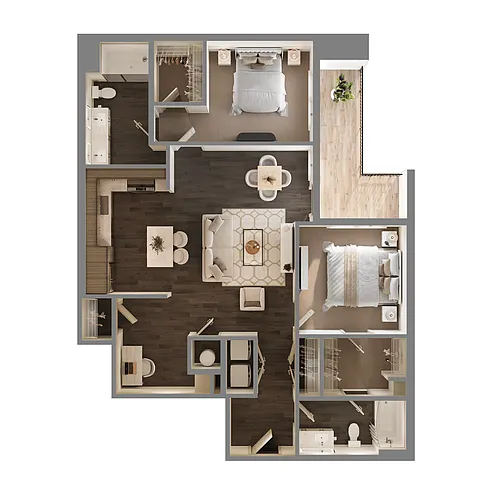 Floor plan B6D