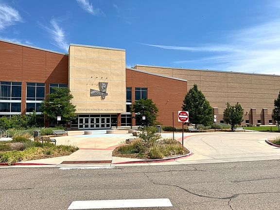 Just a 5-minute drive to Veterans Memorial Aquatic Center