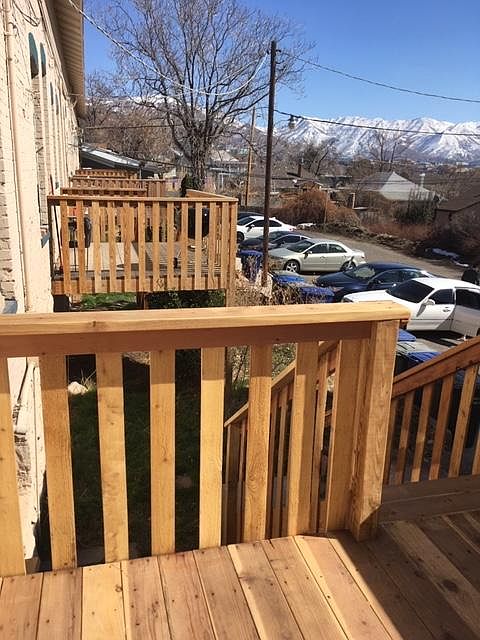 South facing deck with views