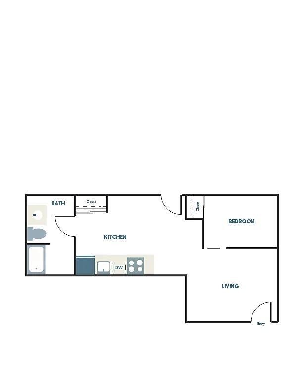Floor plan 1X1 - C17